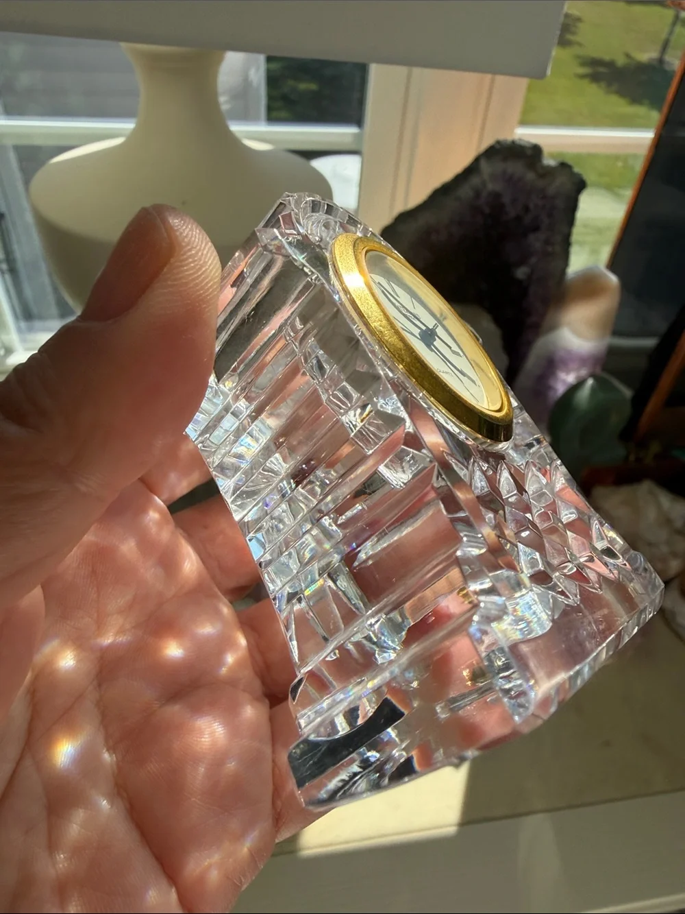 Waterford crystal mantel